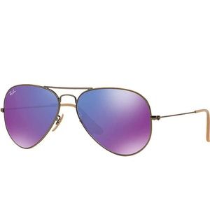 Authentic Violet Ray-Ban Classic Aviators 💜